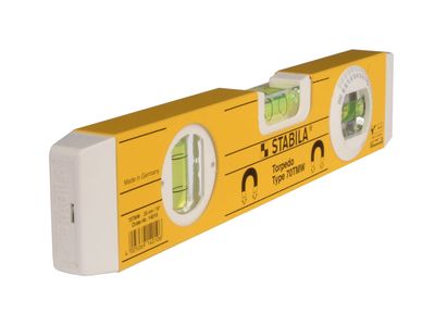 Stabila STB70TMW 70TMW Torpedo Level 26cm Magnetic Base &amp; Rotatable Angle Vial