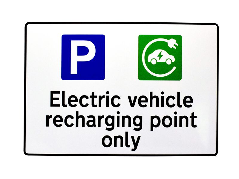 Scan SCA14979 Ev Recharging Point Only Rpvc 300X200mm