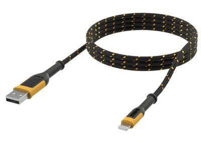 Dewalt DWT1311359 USB A to Lightning Reinforced Charging Cable 1.2m (4ft)