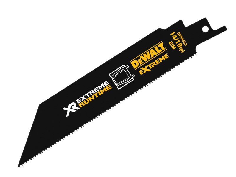 Dewalt DT99553 FlexVolt XR Metal Reciprocating Blade 152mm 14/18 TPI Pack of 5