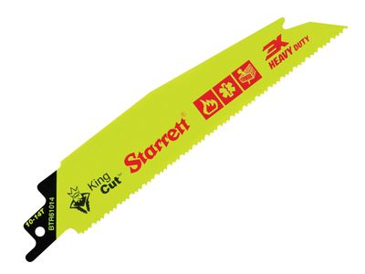 Starrett STRBTR610145 BTR61014-5 Bi-Metal King Cut™ Demolition Blade 152mm 10-14 TPI (Pack 5)