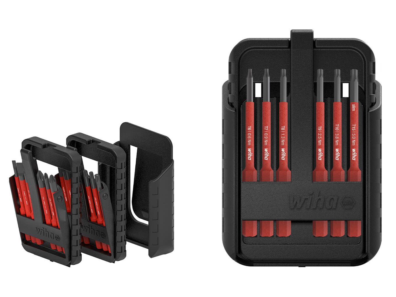 Wiha WHA43161 slimBit electric TORX/TORX PLUS Bit Set, 15 Piece