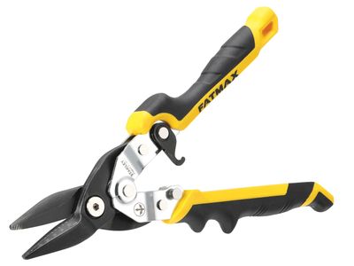 STANLEY STA073756 FatMax Yellow Ergo Aviation Snips Straight Cut 250mm (10in)