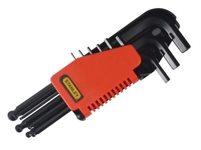 STANLEY STA069256 Metric Ball End Hexagon Key Set, 9 Piece