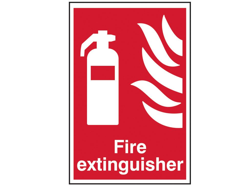 Scan SCA1350 Fire Extinguisher - PVC Sign 200 x 300mm