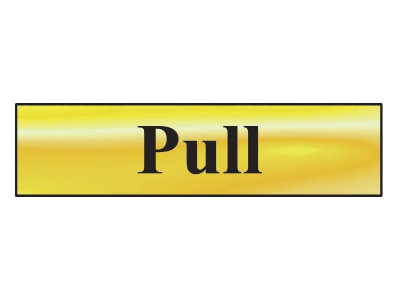 Scan SCA6033 Pull - Polished Brass Effect 200 x 50mm