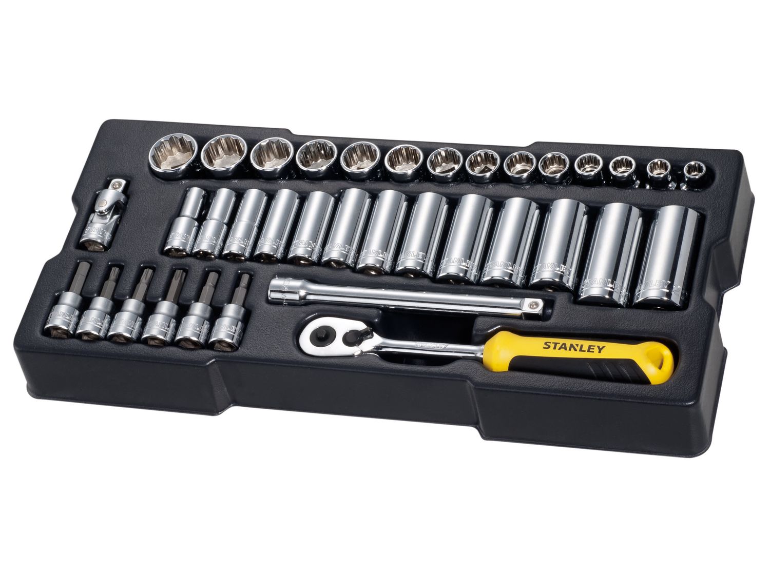 STANLEY STA174174 3/8in Drive Metric Socket Module 36 Piece
