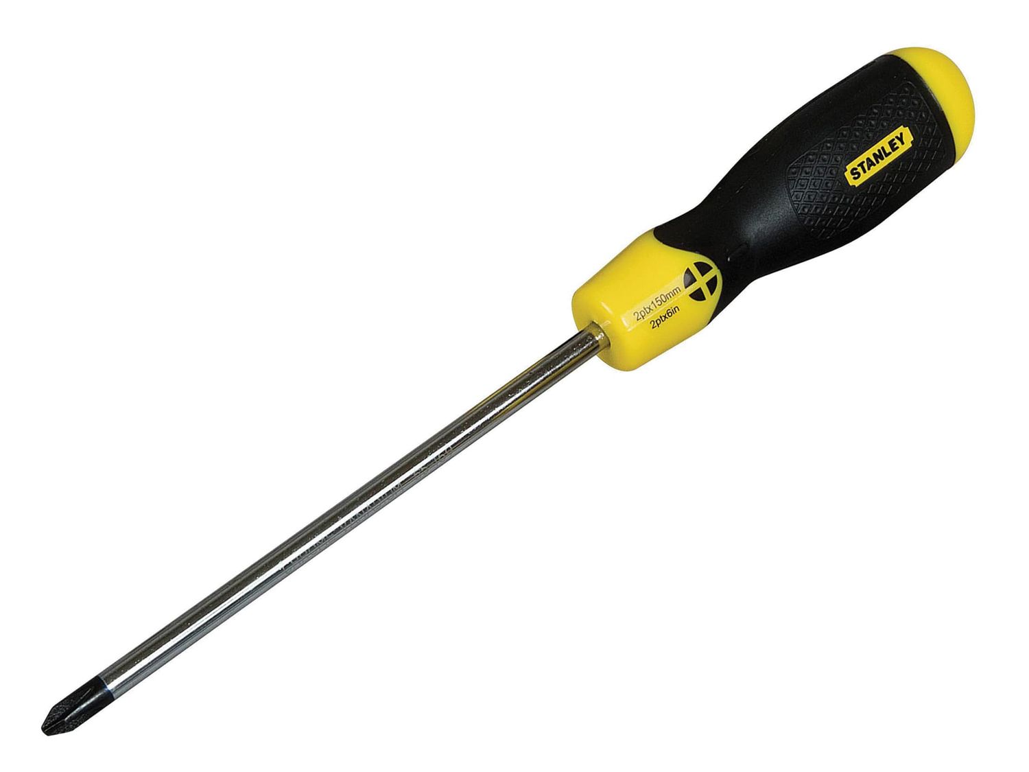 STANLEY STA064955 Cushion Grip Screwdriver Pozidriv Tip PZ1 x 75mm