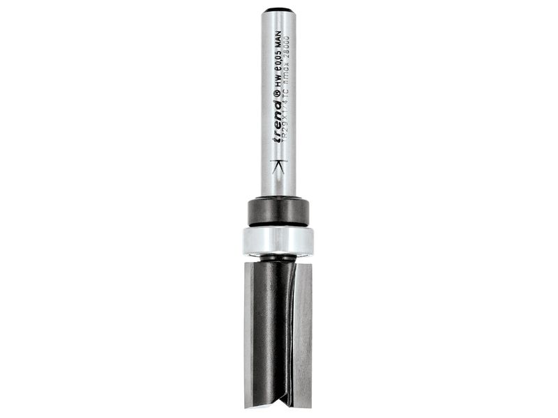 Trend TRETR2914TC TR29 x 1/4 TCT Shank Mounted Bearing Guided Profiler 12.7 x 25.4mm