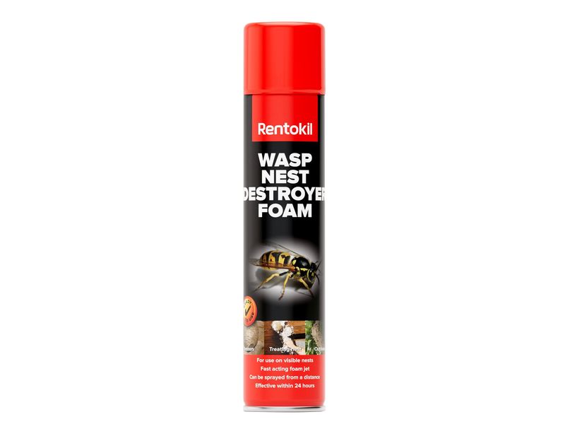 Rentokil RKLPSW97 Wasp Nest Destroy Foam Aerosol 300ml