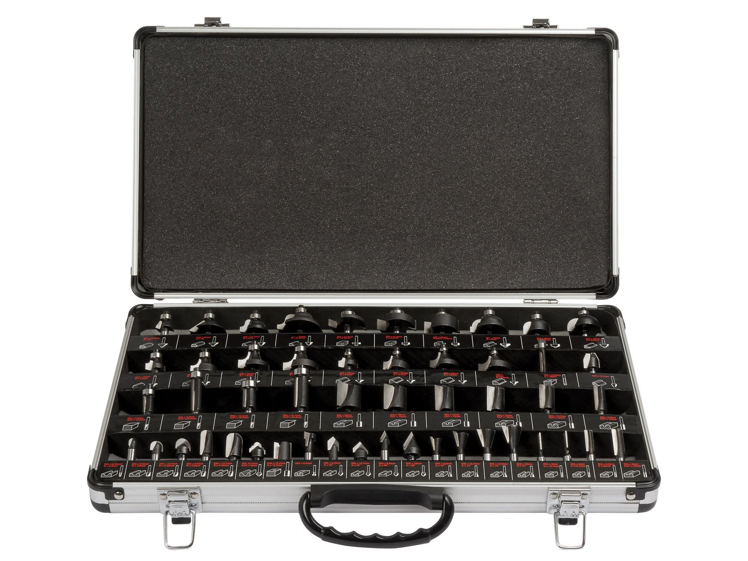 Trend TRESET50PC14 1/4in TCT Router Bit Starter Set, 50 Piece