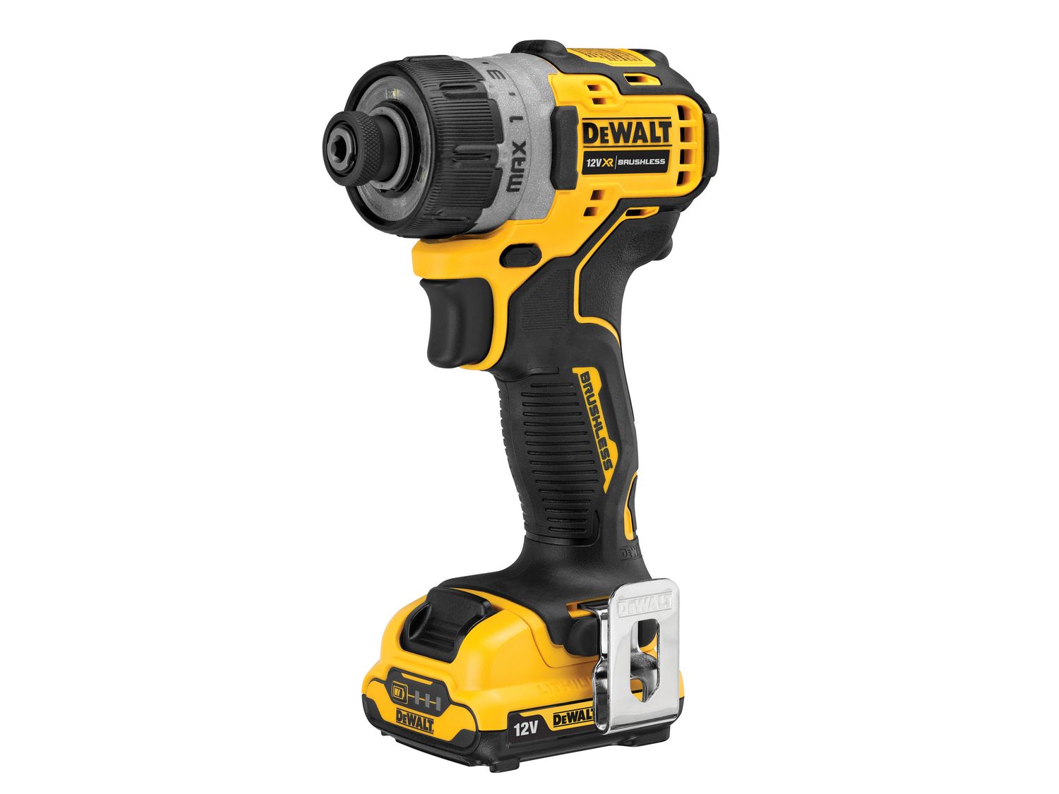 DEWALT DEWDCF601D2 DCF601D2 XR Brushless Sub-Compact Screwdriver 12V 2 x 2.0Ah Li-ion