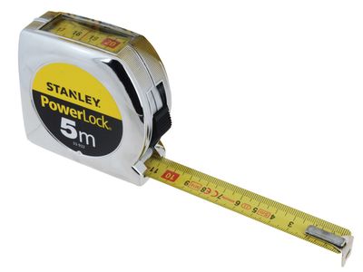 STANLEY STA033932 PowerLock Top Reader Tape 5m (Width 19mm)