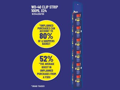 WD-40 W/D44209 WD‑40 Multi-Use Product Aerosol 100ml x 24 Hanger