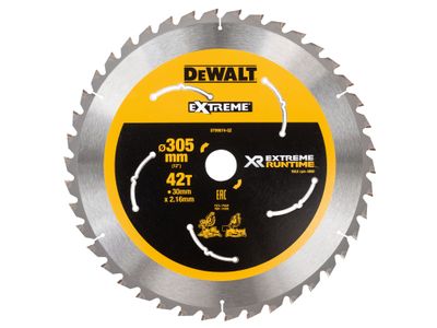 DEWALT DEWDT99574QZ XR FlexVolt Mitre Saw Blade 305 x 30mm x 42T