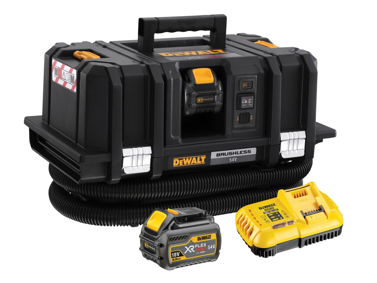 DEWALT DEWDCV586MT2 DCV586MT2 XR FlexVolt Dust Extractor 54V 2 x 2.0Ah Li-ion