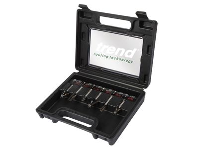 Trend TRESET6PC14 1/4in TCT Router Cutter Set, 6 Piece