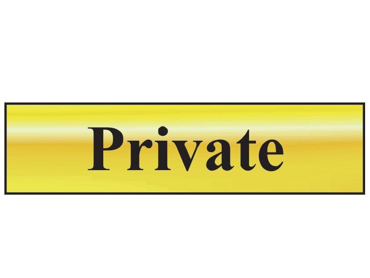 Scan SCA6012 Private - Polished Brass Effect 200 x 50mm