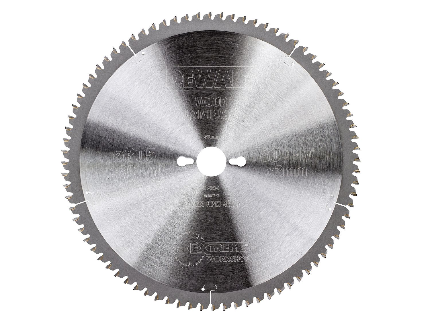 DEWALT DEWDT4288QZ Series 40 Circular Saw Blade 305 x 30mm x 80T TCG/Neg