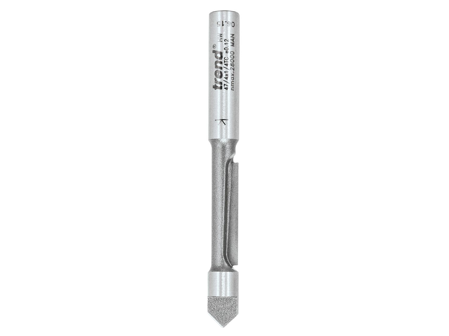 Trend TRE47414TC 47/4 x 1/4 TCT Pierce &amp; Trim Cutter 6.3 x 18mm