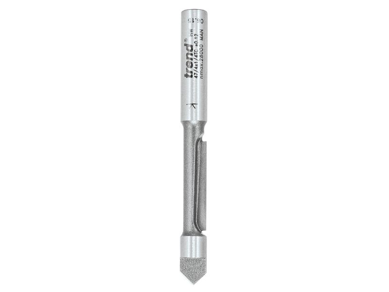 Trend TRE47414TC 47/4 x 1/4 TCT Pierce &amp; Trim Cutter 6.3 x 18mm