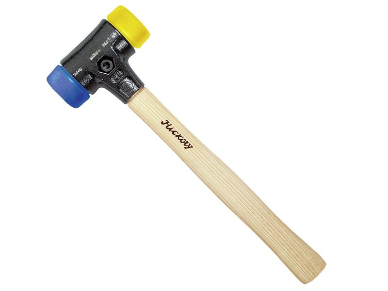 Wiha WHA26654 Soft-Face Safety Hammer Hickory Handle 620g