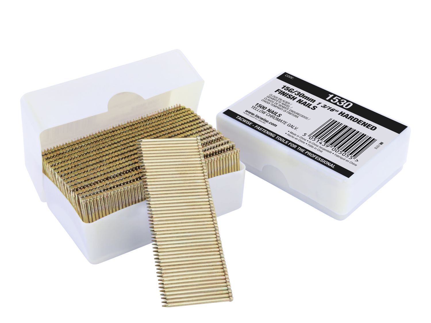 Tacwise TAC1530 15 Gauge Hardened Finish Nails 30mm (Pack 1500)