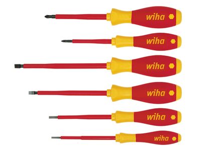 Wiha WHA00833 SoftFinish electric SL/PH Screwdriver Set, 6 Piece