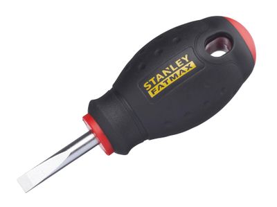 STANLEY STA065400 FatMax Stubby Screwdriver Parallel Tip 5.5 x 30mm
