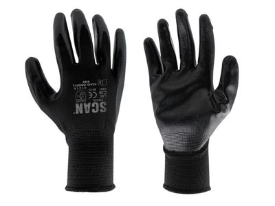 Scan SCAGLOINS12M Seamless Inspection Gloves - M (Size 8) (Pack 12)