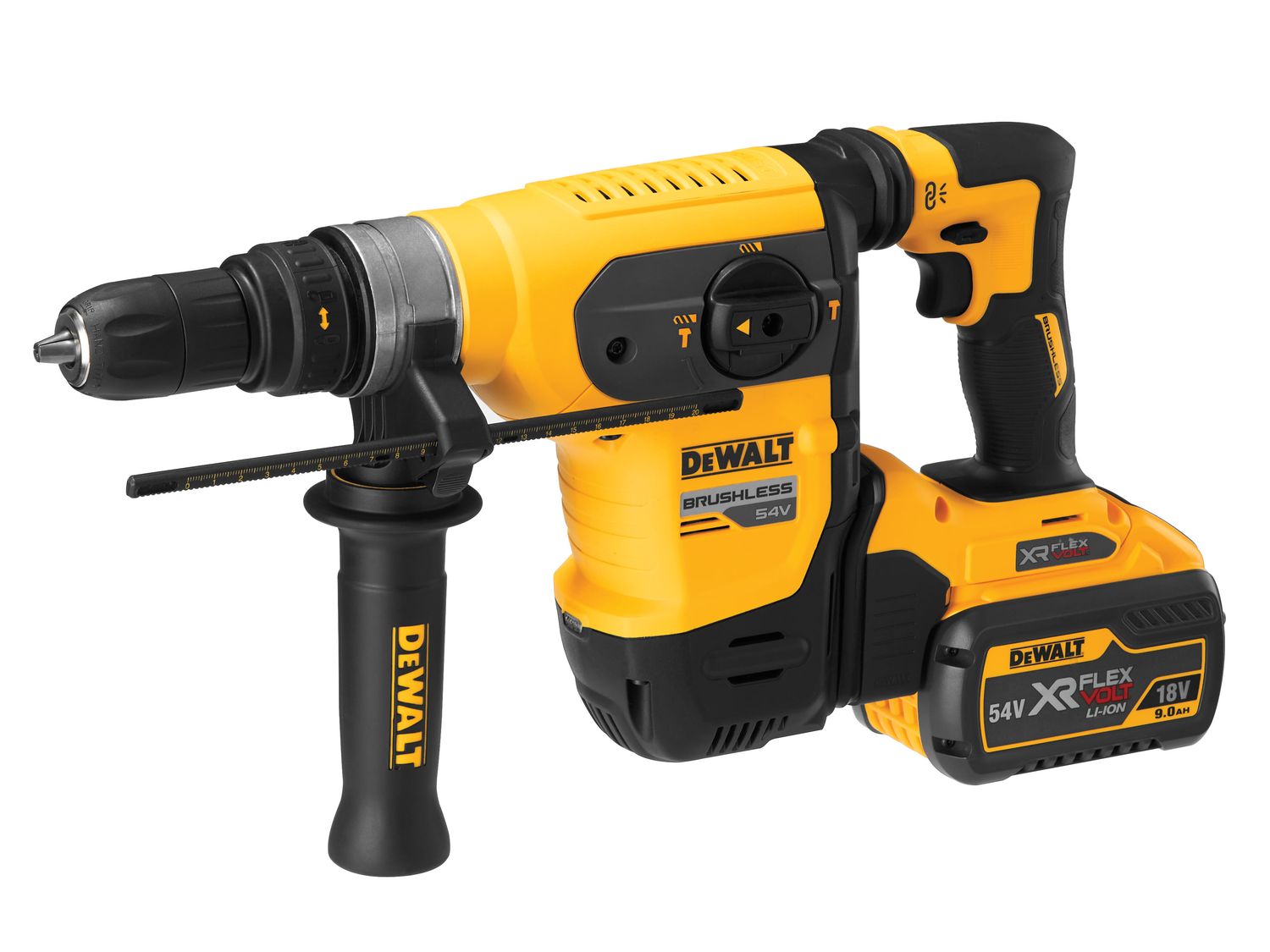 DEWALT DEWDCH417X2 DCH417X2 XR FlexVolt SDS Plus Drill 54V 2 x 3.0Ah Li-ion