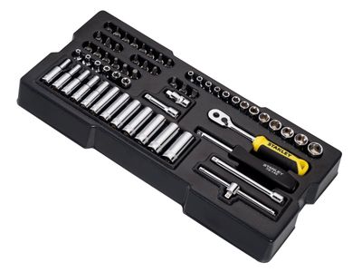 STANLEY STA174175 Transmodule System 1/4in Drive Metric Socket Set 60 Piece