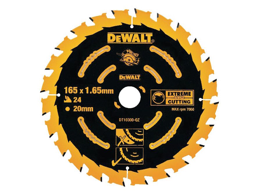 Dewalt DT10300 Extreme Framing Circular Saw Blade 165 x 20mm x 24T