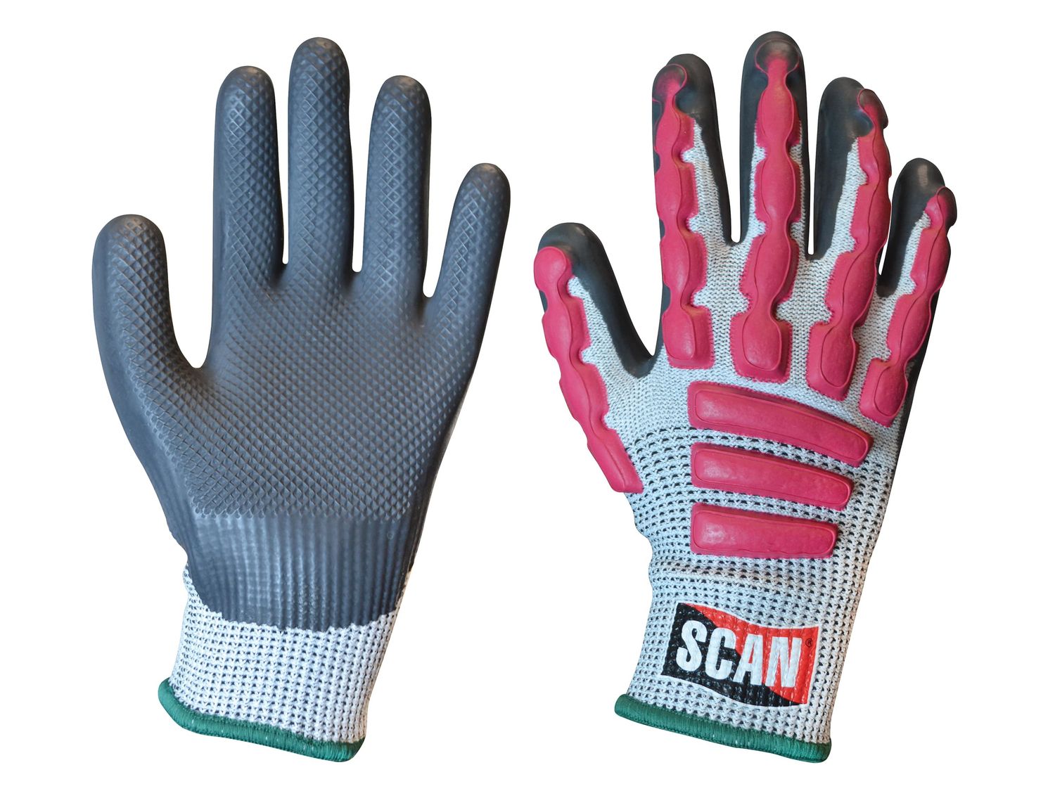 Scan SCAGLOAIM Anti-Impact Latex Cut 5 Gloves - M (Size 8)