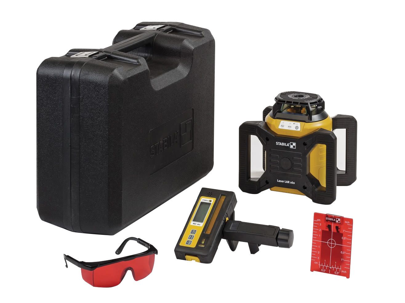 Stabila 19157 - LAR 160 Rotation Laser Set, 5 Piece