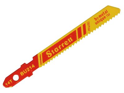 Starrett STRBU2145 BU214-5 Multi Purpose Jig Saw Blades Pack of 5
