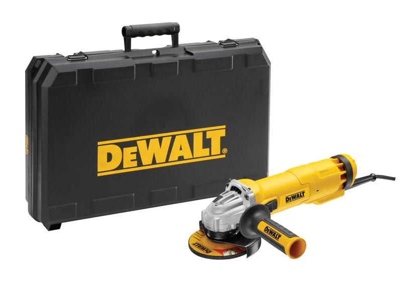 Dewalt DWE4206K Mini Grinder 115mm and Kitbox 1010W 240V