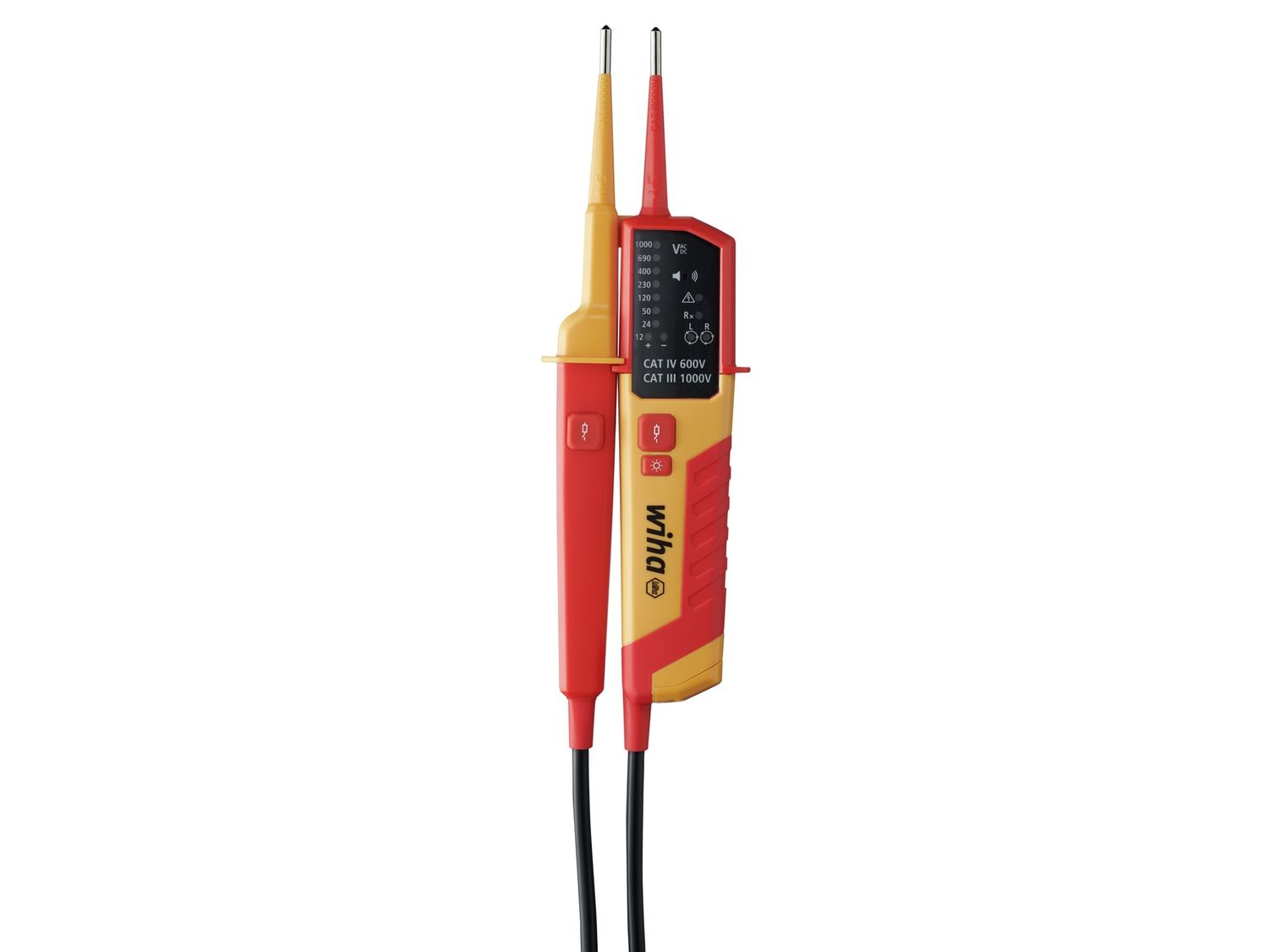 Wiha WHA45216 Voltage and Continuity Tester 12-1,000 V AC, CAT IV