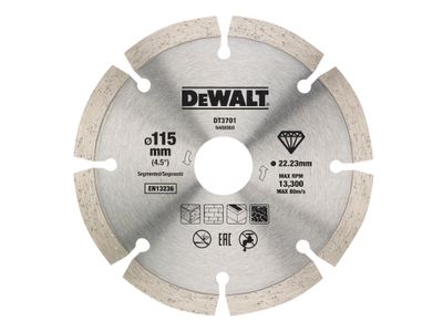 DEWALT DEWDT20455QZ Dry Diamond Blade 115mm (2 Pack)