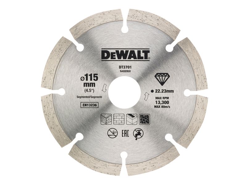 DEWALT DEWDT20455QZ Dry Diamond Blade 115mm (2 Pack)