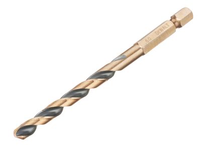 Dewalt DT20608 Black and Gold Hex HSS-G Drill Bit 6mm