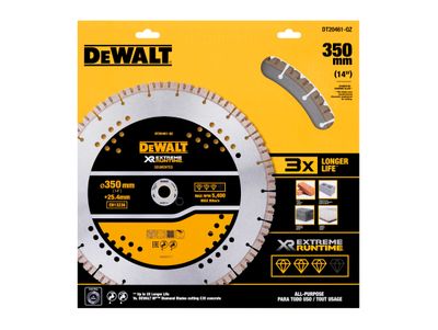DEWALT DEWDT20461QZ ELITE SERIES™ All Purpose Diamond Wheel 355 x 25.4mm