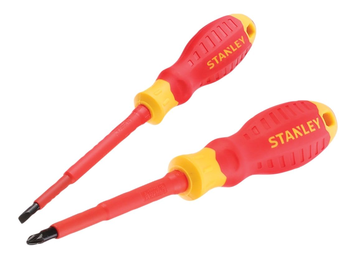 STANLEY STA060030 FatMax VDE Insulated Screwdriver Set, 2 Piece