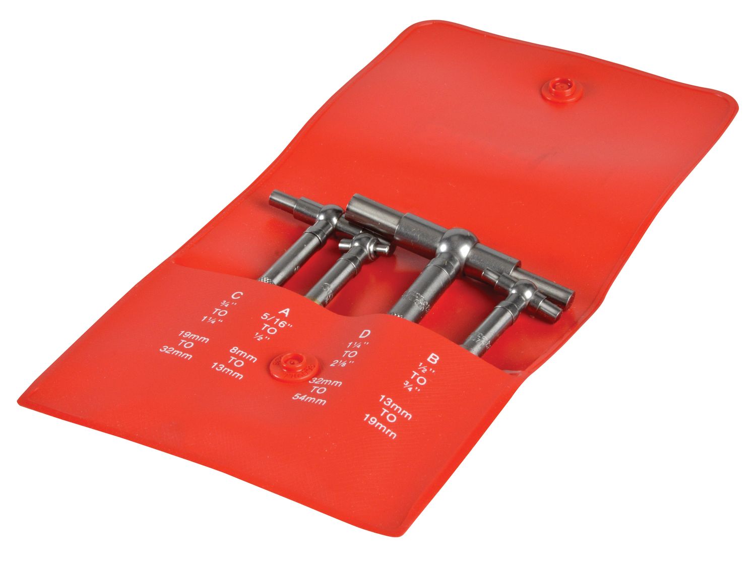 Starrett STRS579GZ S579GZ Telescopic Gauge Set, 4 Piece 8-54mm