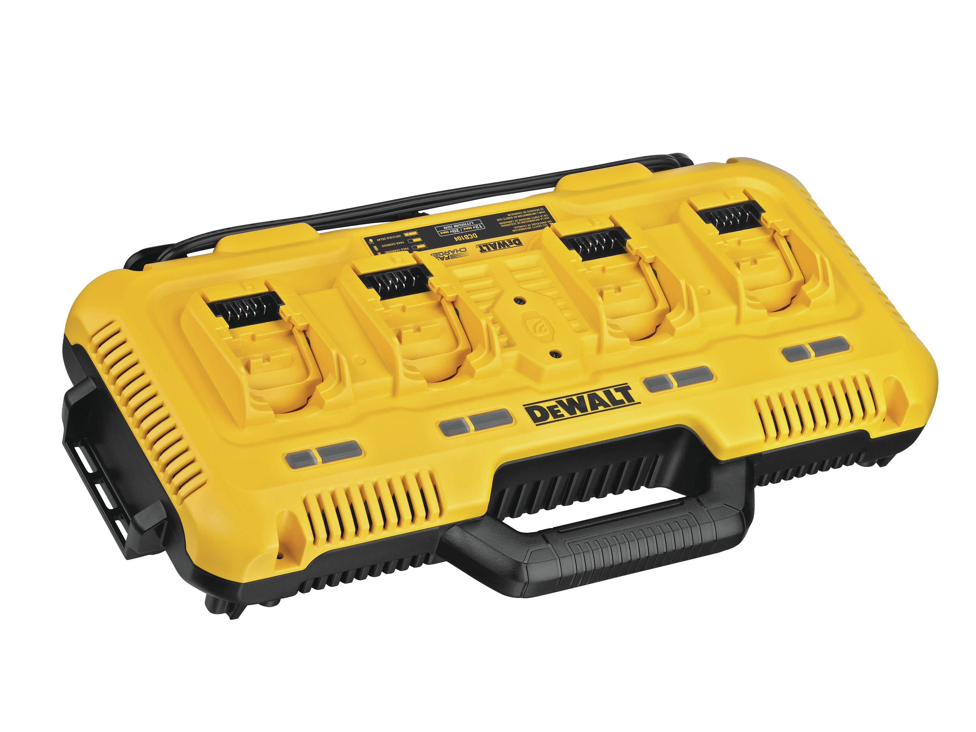 Dewalt DCB104 XR Multi-Voltage 4-Port Charger 240v img
