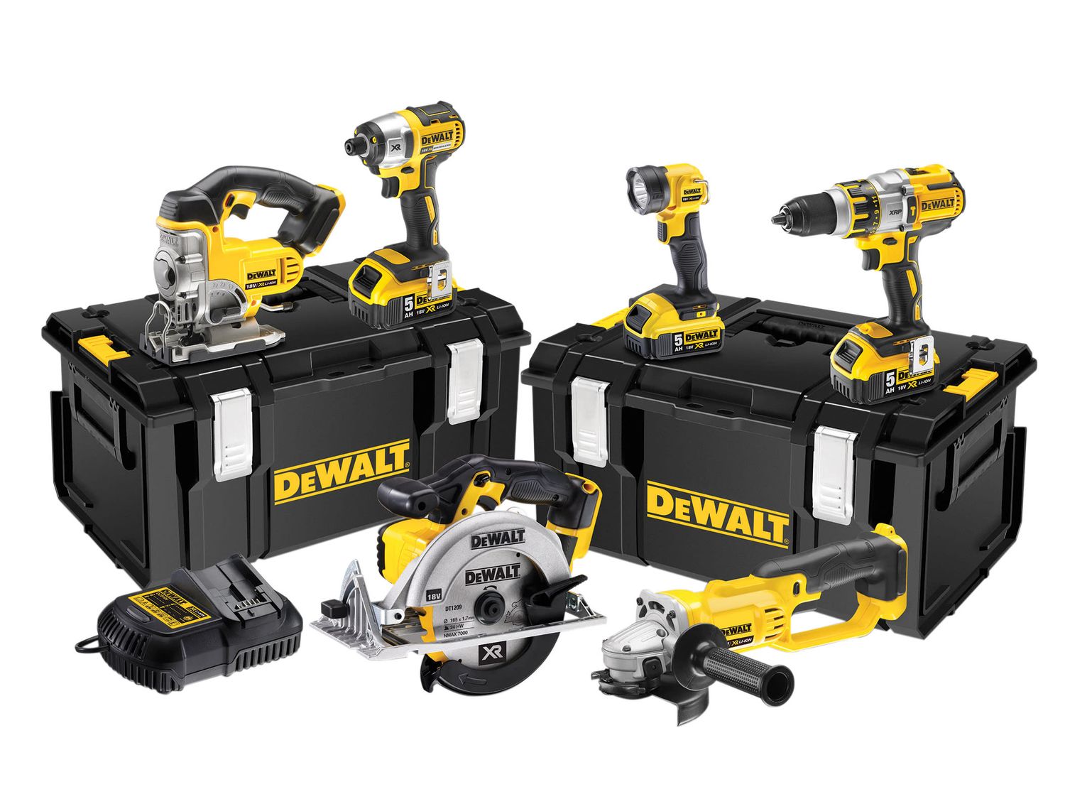 DEWALT DEWDCK694P3 DCK694P3 Brushless 3 Speed 6 Piece Kit 18V 3 x 5.0Ah Li-ion