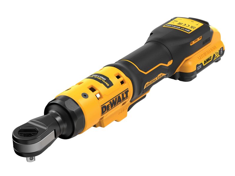 DEWALT DEWDCF504D1 DCF504D1 XR 1/4in Open Head Ratchet 12V 1 x 2.0Ah Li-ion