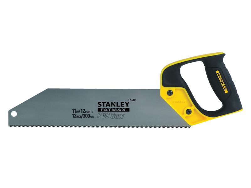 STANLEY STA217206 FatMax PVC &amp; Plastic Saw 300mm (12in) 11 TPI