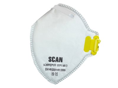 Scan SCAPPEP1FF Fold Flat Disposable Mask FFP1 (Pack of 3)
