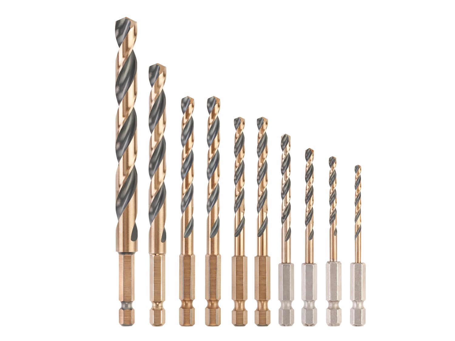 DEWALT DEWDT20620QZ DT20620 BLACK&amp;GOLD HSS Drill Set, 10 Piece